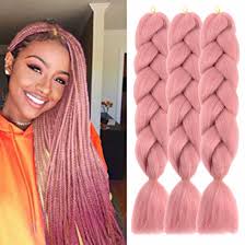 If the hair from the extension is bigger or smaller than your natural hair then you will have uneven braids and no one wants that. Mscharm 5 Pcs Synthetic Fiber Braiding Hair Extensions Ombre Braiding Hair Extensions For Women Daily Or Party Use 100g Pcs 24 Inch Red Pink Buy Online In Bahamas At Bahamas Desertcart Com Productid 106217242