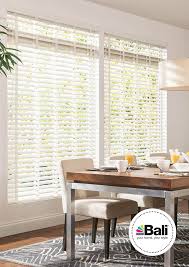Horizontal Faux Wood Blinds Resistant To Moisture And Perfect For Kitchens Bathrooms Or Laundry Rooms Fa Decor Blinds Faux Wood Blinds Wooden Window Blinds