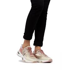 Confort et sécurité pour les activités sportives : Women S Sneakers Liu Jo Hoa 10 Milk Coquill Suede Fabric Pink Gold