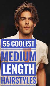 55 Coolest Medium Length Hairstyles For Men Medium Length Hair Styles Medium Length Hair Men Mens Hairstyles Medium