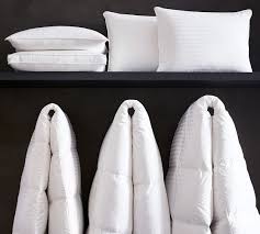 Keep your eye on beautifully crafted furniture pieces, like bed frames or nightstands, but get started right away with comforter sets, fresh fitted and flat sheets, updated pillow shams and new pillowcases. Luxury Down Pillow Pottery Barn