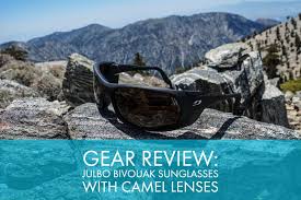 Worn a few times does not come with original case i will provide an alternative (unbranded) has a few scratches on the left lens. Gear Review Julbo Bivouak Sunglasses With Camel Lenses Trail To Peak
