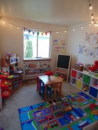 Although the room in small it provides ample play and relaxation and storage spaces, with two large custom build in closets, a secret teepee hideout and a reading/playing area. 24 Top Inexpensive Decorating Playroom Ideas For Your Beloved Kids Toddler Playroom Small Playroom Kids Room Organization