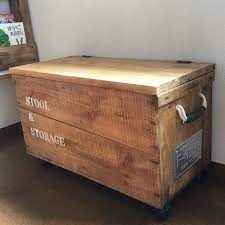 しまって 座って 引っ張れる りんご箱リメイク装飾編 りんご箱 リメイク りんご 箱 りんご箱 diy