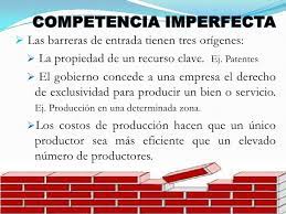 La Competencia Imperfecta Es La Situacion De Fallo De Mercado En La Que A Diferencia De La Situacion De Compete Competencia Perfecta Fallo De Mercado Economia