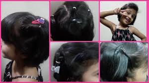 Read the smart short hairstyles for kids and choose the right one that suits for their face cut. Hairstyles For Short Hair Kids Easy Girls Hairstyles Mylittleworld Tamil Youtube