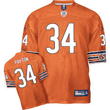 Reebok Youth Walter Payton Authentic Orange Alternate Jersey