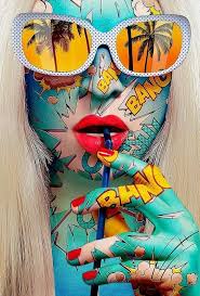 как сделать фотографию в стиле поп арт в фотошопе Illustration Draw Photoshop Illyustracii Lica Hudozhestvennye Printy Strit Art