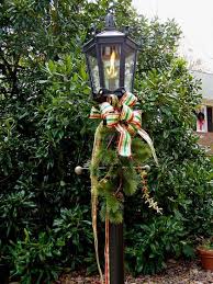 To make it look plumper, i placed more branches. Christmas Day Christmas Lamp Post Decoration Ideas