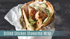 grilled en shawarma with the