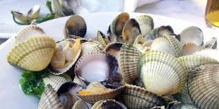 Almejas Sind Venusmuscheln Aus Spanien Die Muscheln Aus Nordwest Der Sherry Selbst Aus Andalusien Foto Silke Buscher Venusmuscheln Tapas Muscheln