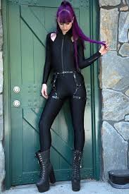 Combini de kimi to no 5 fun kan. Trinity Catsuit Black Spandex Cutouts Zippers Cyber Futuristic Ninja Spy Jumpsuit Festival Cybergo Catsuit Fashion Catsuit Outfit Cosplay Woman