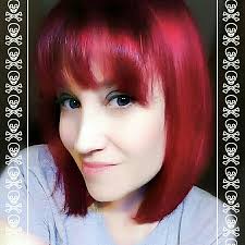 My Latest Hair Adventure Splat Color In Midnight Ruby Medium Haircuts With Bangs Shaggy Short Hair Girls Short Haircuts