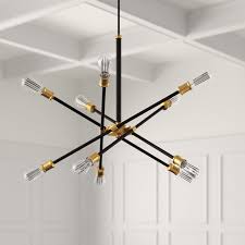 Clarcona 10 Light Unique Statement Modern Linear Chandelier Reviews Joss Main