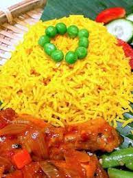 Peng S Kitchen Nasi Kuning Ayam Masak Merah Cooking Recipes Rice Dishes Cooking