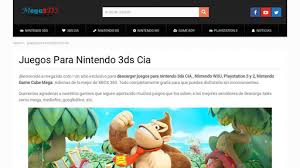 Tu nintendo 3ds es una consola de juegos muy poderosa. Descargar Juegos Para Nintendo 3ds Cia Full Mega Mediafire