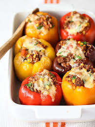 Stuffed Bell Peppers Recipe Foodiecrush Stuffed Peppers Recipes Bell Pepper Recipes