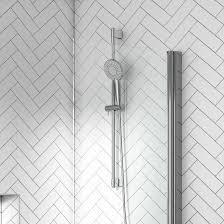 Genoa square bathroom shower set with rainfall shower head & hand shower. Ideal Standard Idealrain Evo Jet Shower Set With Evo And Hand Shower H 900 Cm B1763aa Reuter