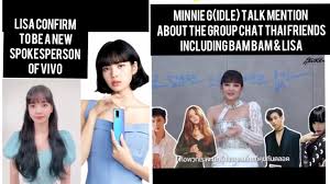 Минни (минни ниша ёнтарарак / minnie nicha yontararak / 민니). Minnie G Idle Interview Mention About Groupchat Including Bambam Lisa New Spokesperson Of Vivo Youtube