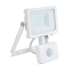 Projecteur led 20w (180w) ip65 plat blanc jour 4000°k avec détecteur. Projecteur Led Exterieur 20w Avec Detecteur De Mouvement Ultra Plat