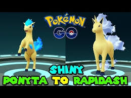 Having evolved from ponyta at as early as level 40, it is its only evolutionary outlet. Evolving Shiny Ponyta To Shiny Rapidash In Pokemon Go Youtube