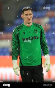 London, UK. 01st Mar, 2022. Jack Bonham #13 of Stoke City. in London,  United Kingdom