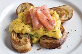 When the oil is hot but not smoking, add the salmon to the skillet. Gordon Ramsay S Scrambled Eggs And Smoked Salmon Croissants Breakfast Recipes Goodtoknow