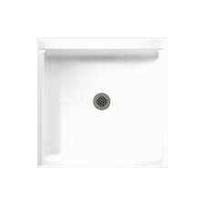 Shop Swan White Veritek Shower Base 32 In W X 32 In L With Center Drain In The Shower Bases Section Of Lowes Com Shower Base