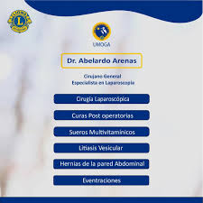 Doctor Abelardo Arenas Cirujano general y especialista en laparoscopia Tlf:  0412