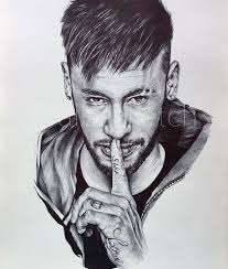 Pin By Nidhi On Maanya Sketches Neymar Jr Neymar Jr Wallpapers Football Drawing