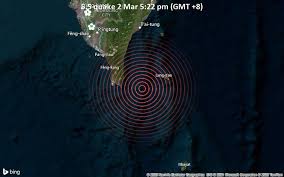 Metro manila (cnn philippines, july 24) — a magnitude 6.6 earthquake struck calatagan, batangas early saturday morning, state seismologists reported, noting aftershocks were expected. Quake Info Strong Mag 5 4 Earthquake Philippines Sea 47 Km East Of Hengchun Pingtung Taiwan On Tuesday 2 Mar 2021 5 22 Pm Gmt 8 6 User Experience Reports Volcanodiscovery