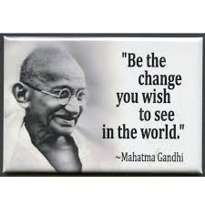 Be the change quote print. Fm005 Be The Change You Wish To See In The World Gandhi Etsy