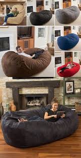 Bean Bags And Inflatables 108428 8 Foot Lounger Bean Bag Chair Faux Suede 8 Lounge Beanbags C Bean Bag Chair Unique Living Room Furniture Bean Bag Living Room