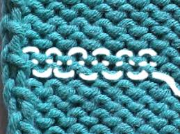 Only the first stitch is knit normally, until you have enough of the end woven in i weave in my ends as i go in a similar way. Knitty Com