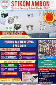 Stikom ambon juga memiliki organisasi mahasiswa untuk mendukung minat mahasiswanya baik bem, himpunan, dan unit kegiatan mahasiswa (ukm). Stikom Ambon Photos Facebook