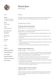 Business Analyst Resume Sample Template Example Cv Formal Design Business Analyst Resume Resume Summary Examples Business Analyst