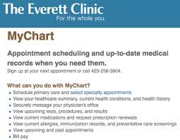 Www Everettclinic Com Mychart Mychart Everett Clinic