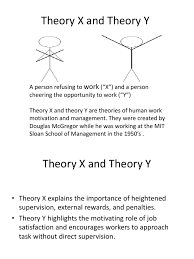 In contrast, a theory y management style is based on a more optimistic view of human nature and. Theory X And Theory Y Scientific Theories Psychological Theories