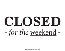 We did not find results for: Printable Closed Signs Free Printable Signs