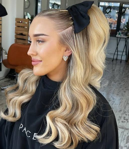 40 Easy and Chic Half Ponytails for Every Hair Type and Vibe