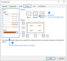 I would like to change it to other color. How To Create Border In Excel