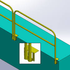 Contact wagner regarding special finishings or variations in hole configurations. Guardrail Systems Removable Railing Removable Guardrails Safety Rail Company