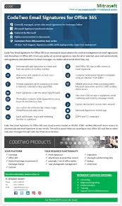 Mitrasoftsolution Codetwo Office 365 Email Signature Management Solution