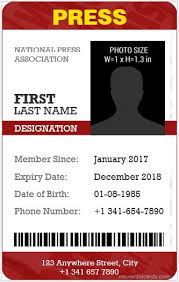 It also provide qr code, barcode generator. Horizontal Vertical Design Id Card Templates
