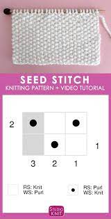 Find out why knitting a gauge swatch saves time, and learn how to use a knit gauge ruler to match stitch and row counts to pattern requirements. Easiest Seed Stitch Knitting Pattern For Beginners Studio Knit