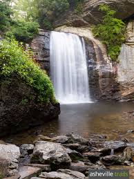 This natural wonder is easily accessible and stunningly beautiful. Looking Glass Falls Asheville Trails Pisgah National Forest Waterfall Scenic Waterfall