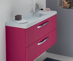 Un Meuble De Salle De Bain Rose Fushia Laque Pour Une Deco Assurement Feminine Italik De Sani Meuble De Salle De Bain Salle De Bain Rose Salle De Bain Fushia