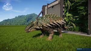 Ankylosaurus Jw E Jurassic Park World Jurassic World Jurassic World Evolution