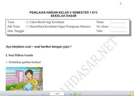 Check spelling or type a new query. Soal Penilaian Harian Kelas 5 Tema 2 Subtema 3 Dan Kunci Jawaban Sekolahdasar Net