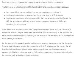 Frostwire, limewire temelli bir gnutella p2p paylaşım programı. Frostwire On Twitter What Is Download Error Try Again Not Enough Peers Http T Co Axisd1vh2j Http T Co Eyzykwxmah